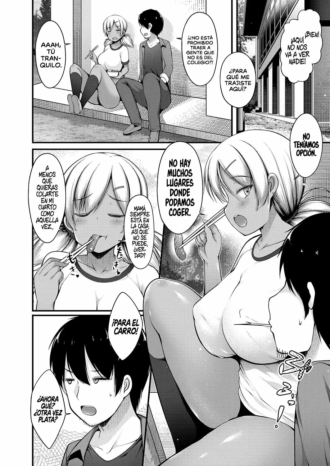 [Kotoba Ai] INAKA NI KISEI SHITA BOKU GA KURO GYARU JK NA IMOUTO TO PAPAKATSU CAP. 1-6 | LA HISTORIA DE COMO REGRESE A MI CASA EN EL CAMPO Y ME VOLVI EL SUGAR DADDY DE MI HERMANA MENOR CAP.1-6 (Spanish) image number 56