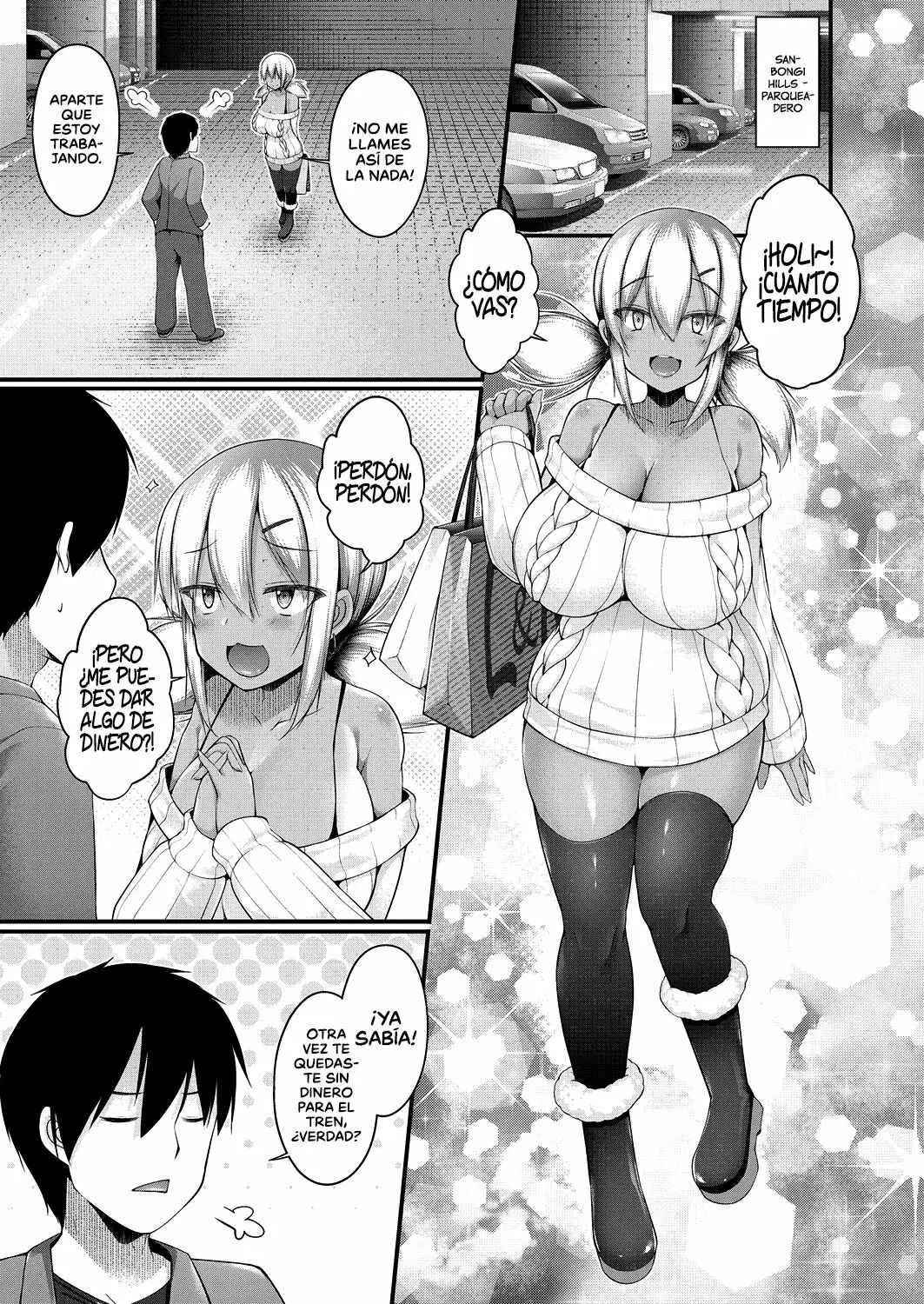 [Kotoba Ai] INAKA NI KISEI SHITA BOKU GA KURO GYARU JK NA IMOUTO TO PAPAKATSU CAP. 1-6 | LA HISTORIA DE COMO REGRESE A MI CASA EN EL CAMPO Y ME VOLVI EL SUGAR DADDY DE MI HERMANA MENOR CAP.1-6 (Spanish) image number 78
