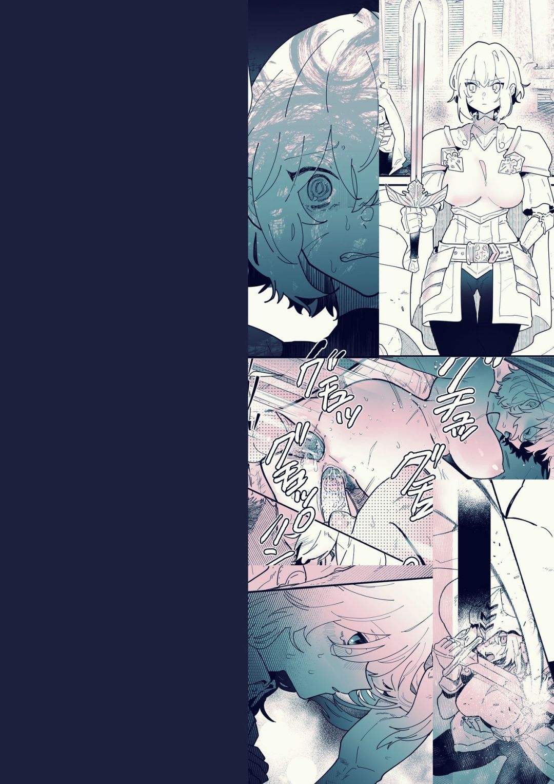 [Nayuta no Hakobune (Shishikura Sendou)] Onna kishi noruche no junan [Chinese][暗狼去碼][Decensored][Digital] image number 46