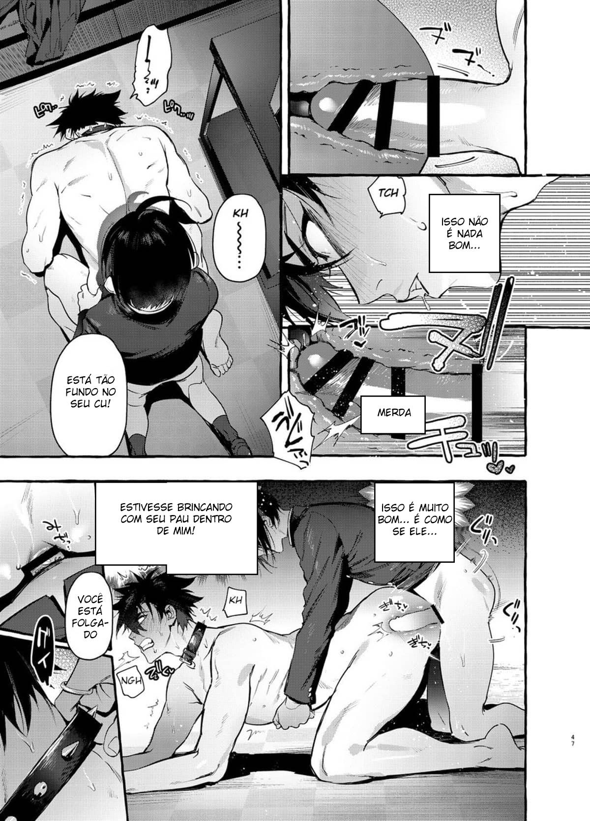 [Maemuki Na Doemu] Puppy Play With Papa - What the Cat Dragged In 1 [Portuguese-BR] 图片编号 48