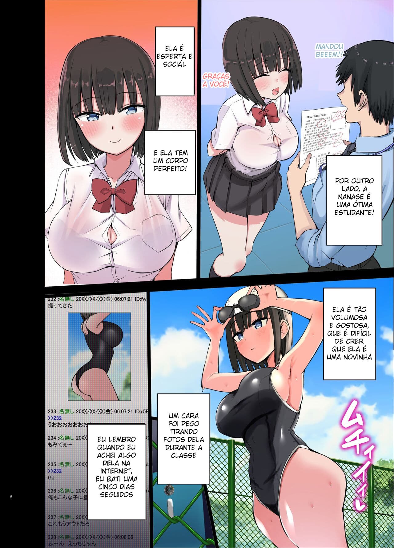 [Aohimo Familia (Chilt)] Bitch Gal! Sensei no BIG Chinchin Daaisuki | Slutty Gals! ~We Luv Your BIG Dick~ [Portuguese-BR] 5eme image