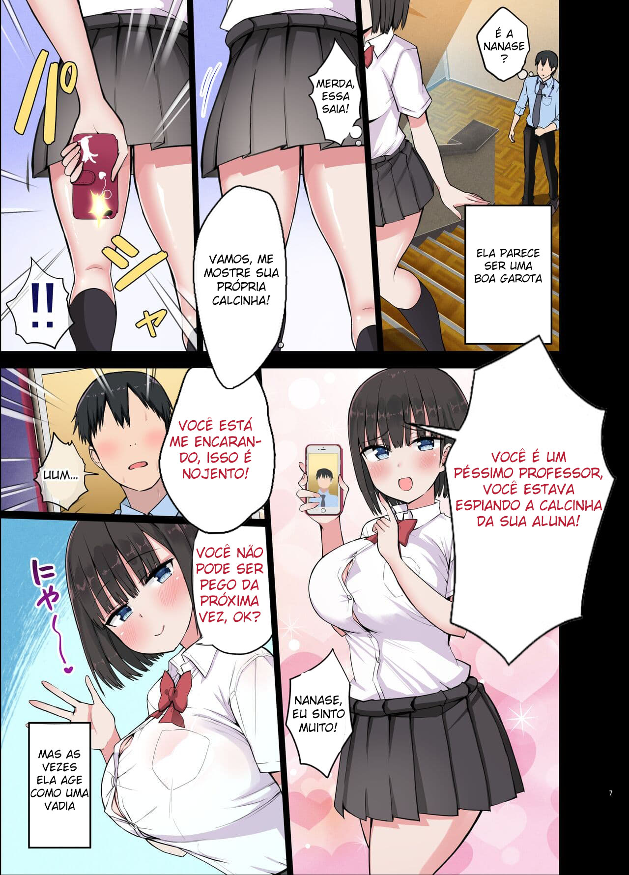 [Aohimo Familia (Chilt)] Bitch Gal! Sensei no BIG Chinchin Daaisuki | Slutty Gals! ~We Luv Your BIG Dick~ [Portuguese-BR] 6eme image