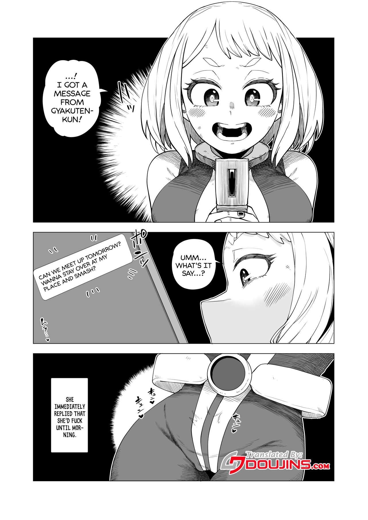 Oekaki Kaki] Teisou Gyakuten Mono Ochako no Baai (Boku no Hero Academia) / Inverted Morality Hero Academia ~ Ochako's Case  [English] {Doujins.com} image number 1