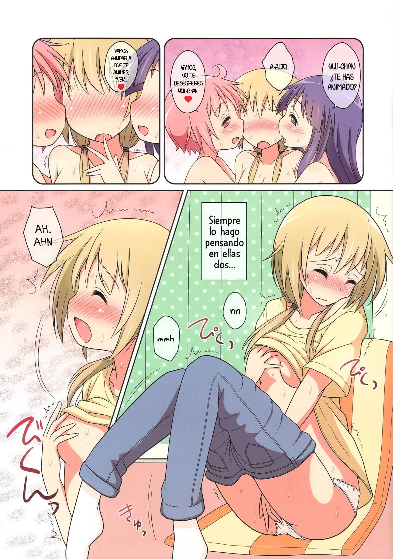 (COMIC1☆10) [Melty Pot (Mel)] Happy Style! 4 (Yuyushiki) [Spanish] [KumaGirl Translation] 画像番号 3