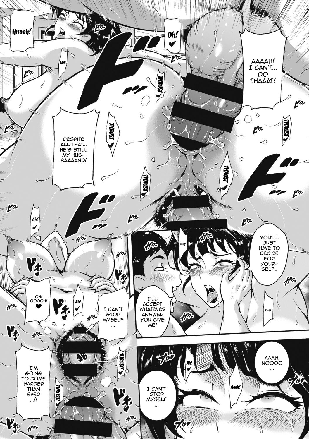 [Bitch Goigostar] Akaneiro ni Modaeru Hitozuma - Wife Writhing in Madder Ch. 1-5 [English] {Doujins.com} [Digital] image number 46