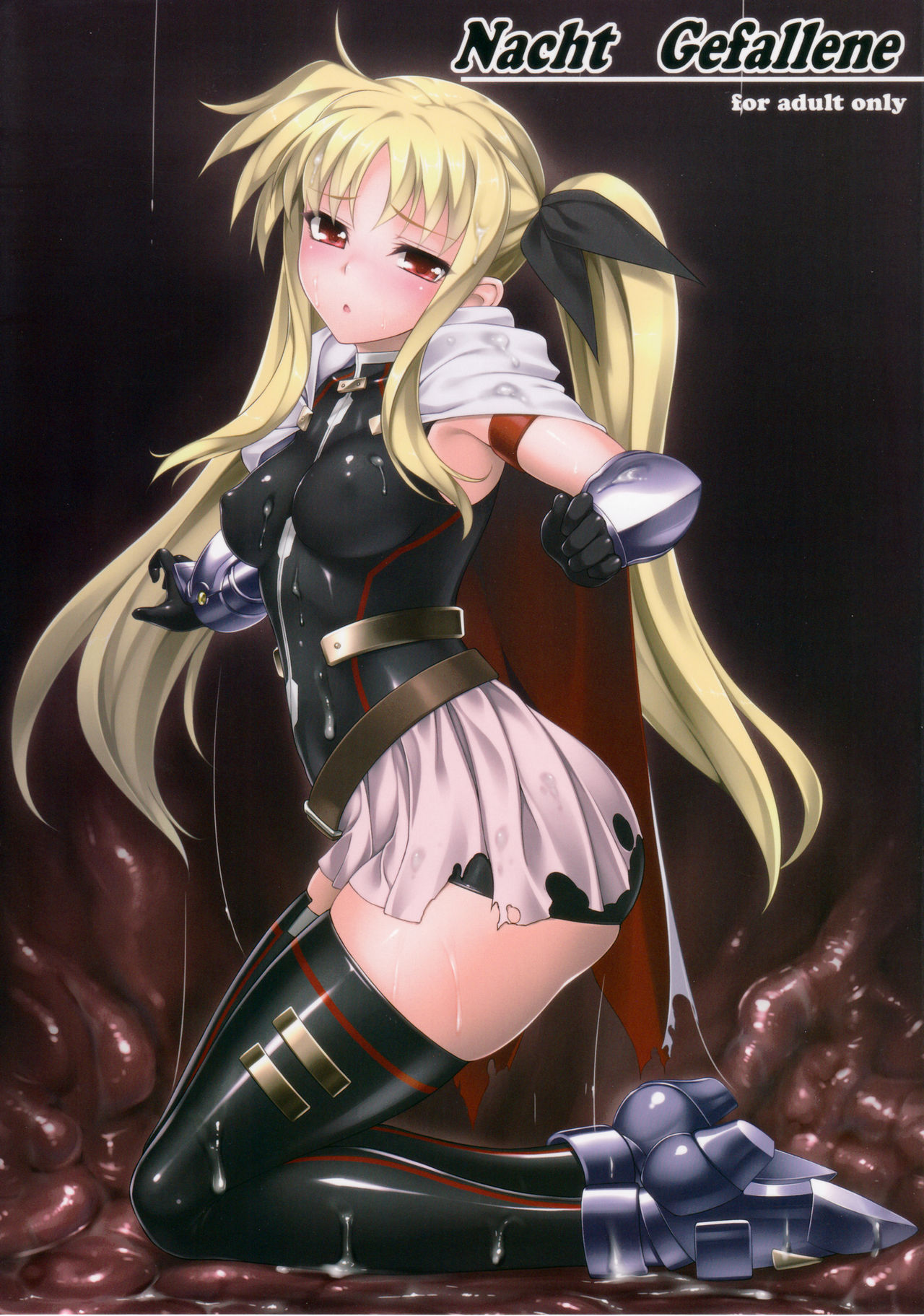 (C85) [Kuroi Miyako (Rindou, Kuroi Hiroki)] Nacht Gefallene (Mahou Shoujo Lyrical Nanoha) [English] {Hennojin} Bildnummer 1