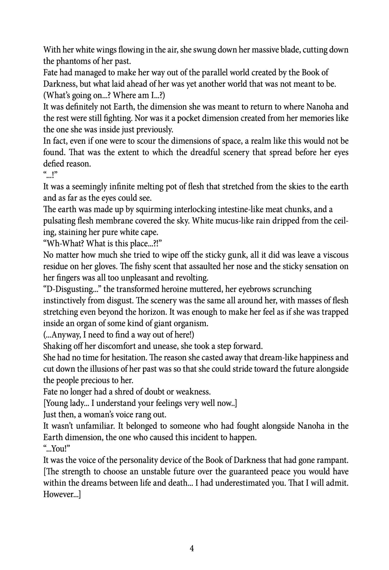 (C85) [Kuroi Miyako (Rindou, Kuroi Hiroki)] Nacht Gefallene (Mahou Shoujo Lyrical Nanoha) [English] {Hennojin} Bildnummer 5