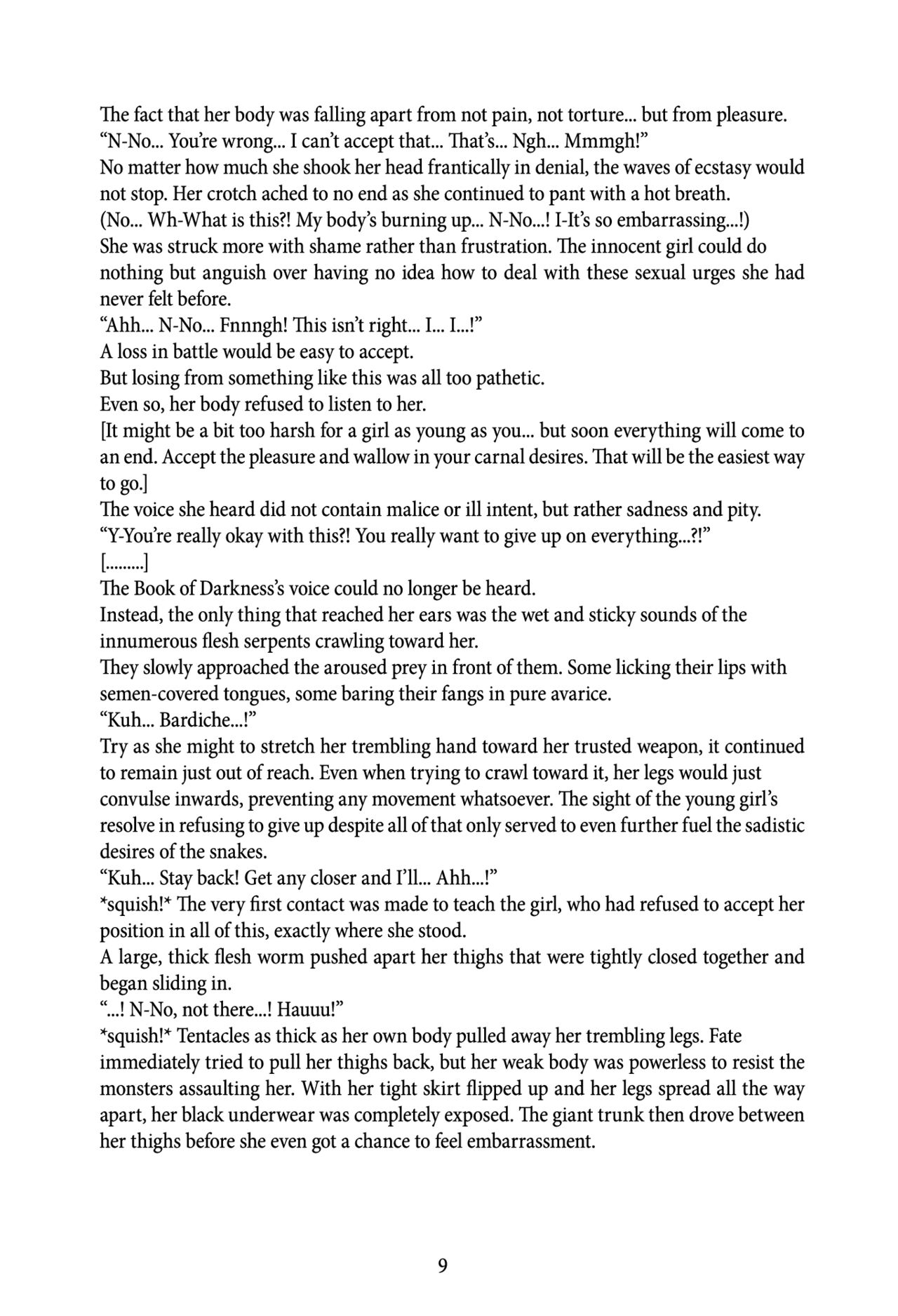 (C85) [Kuroi Miyako (Rindou, Kuroi Hiroki)] Nacht Gefallene (Mahou Shoujo Lyrical Nanoha) [English] {Hennojin} Bildnummer 10