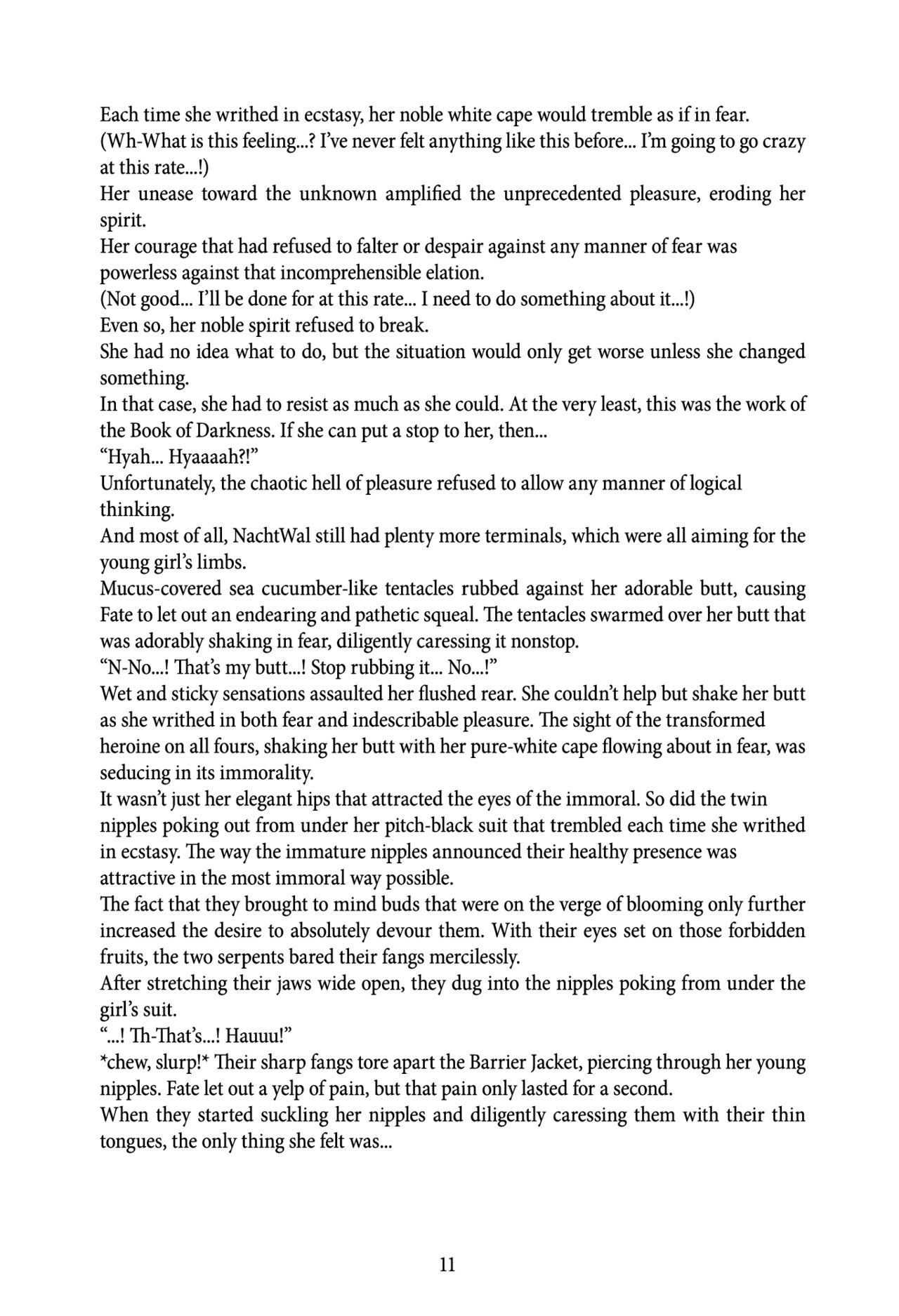 (C85) [Kuroi Miyako (Rindou, Kuroi Hiroki)] Nacht Gefallene (Mahou Shoujo Lyrical Nanoha) [English] {Hennojin} Bildnummer 12