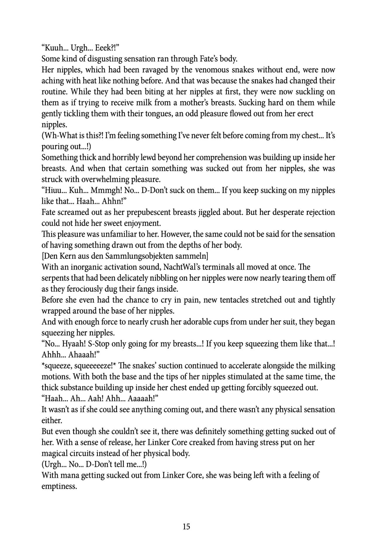 (C85) [Kuroi Miyako (Rindou, Kuroi Hiroki)] Nacht Gefallene (Mahou Shoujo Lyrical Nanoha) [English] {Hennojin} Bildnummer 16