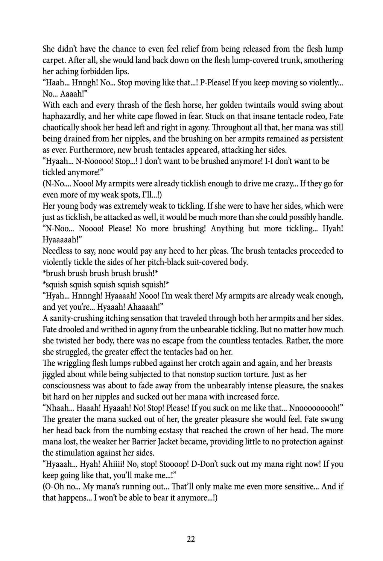 (C85) [Kuroi Miyako (Rindou, Kuroi Hiroki)] Nacht Gefallene (Mahou Shoujo Lyrical Nanoha) [English] {Hennojin} Bildnummer 23