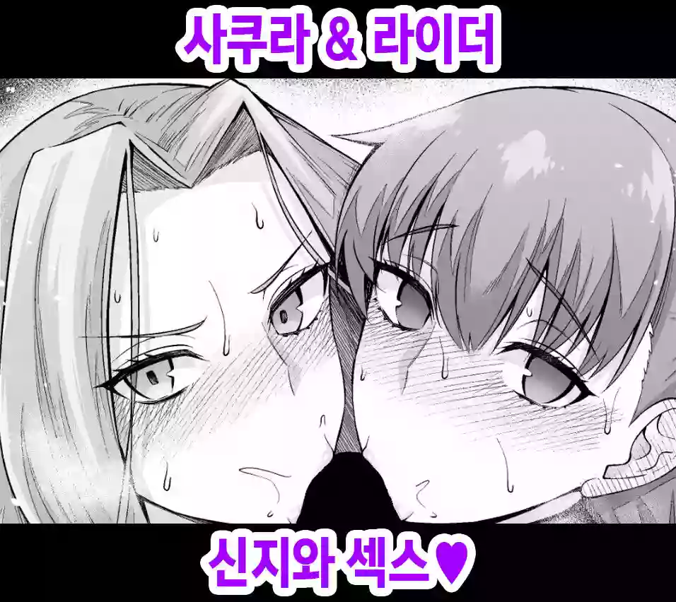 [Ankoman] Sakura & Rider, Shinji to Sex Suru (Fate stay night) [Korean]