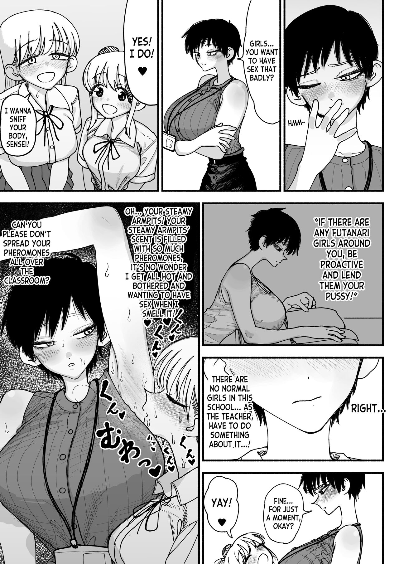 [Nagayama (Agagaga)] Futanari Joshikou no Onaho ~Itsudemo Sex Sasete Kureru Kiyowa de Yasashii Koushinchou Kyonyuu Sensei~ [English] [desudesu] image number 31