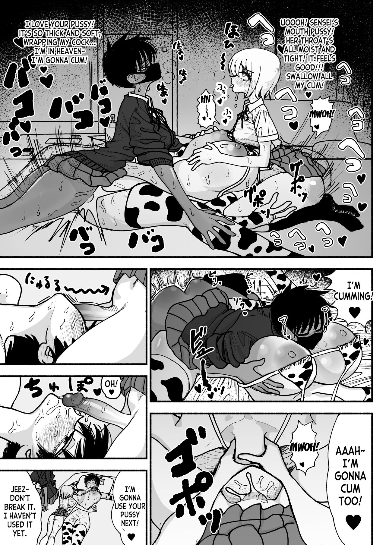 [Nagayama (Agagaga)] Futanari Joshikou no Onaho ~Itsudemo Sex Sasete Kureru Kiyowa de Yasashii Koushinchou Kyonyuu Sensei~ [English] [desudesu] image number 45