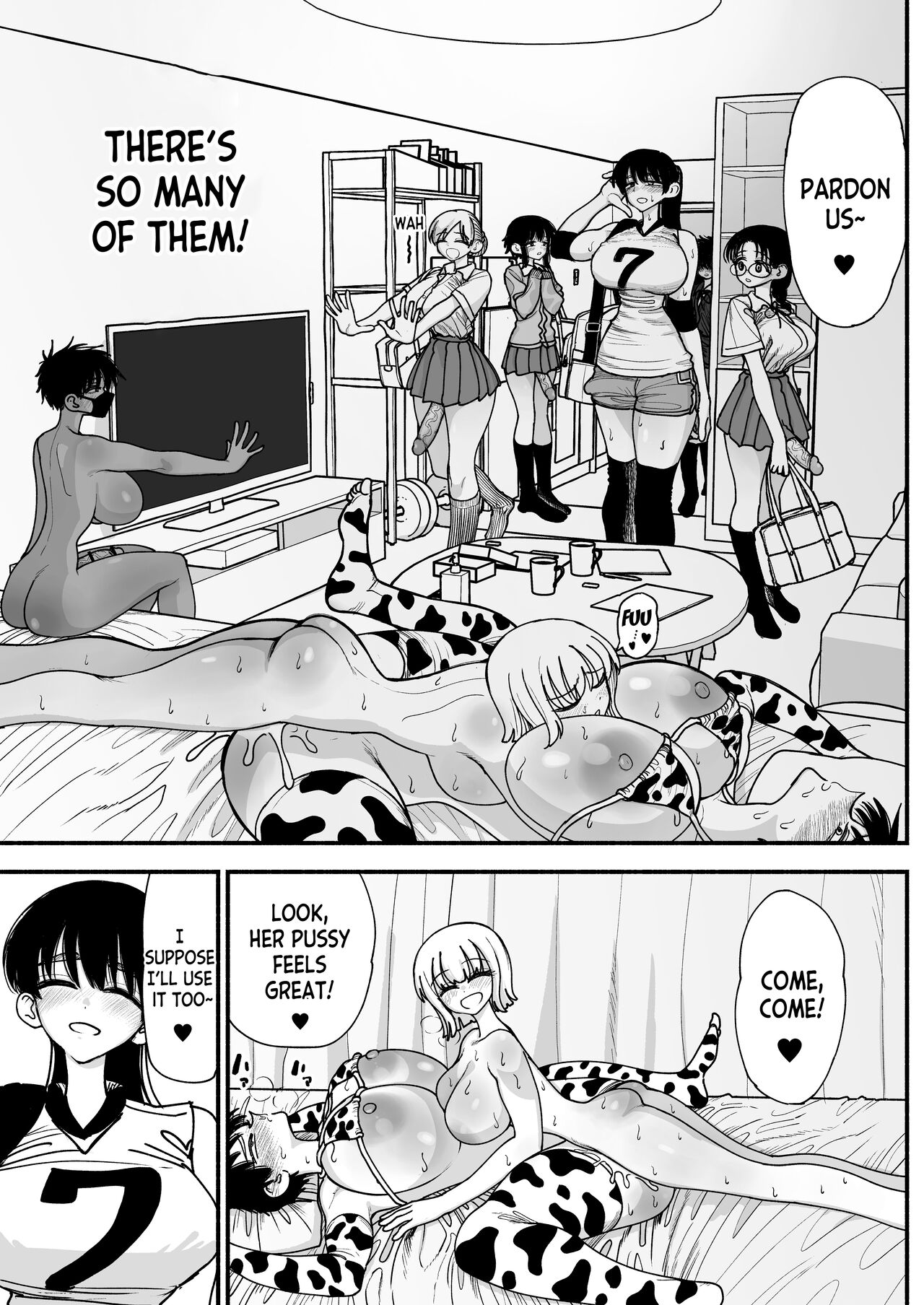 [Nagayama (Agagaga)] Futanari Joshikou no Onaho ~Itsudemo Sex Sasete Kureru Kiyowa de Yasashii Koushinchou Kyonyuu Sensei~ [English] [desudesu] image number 47