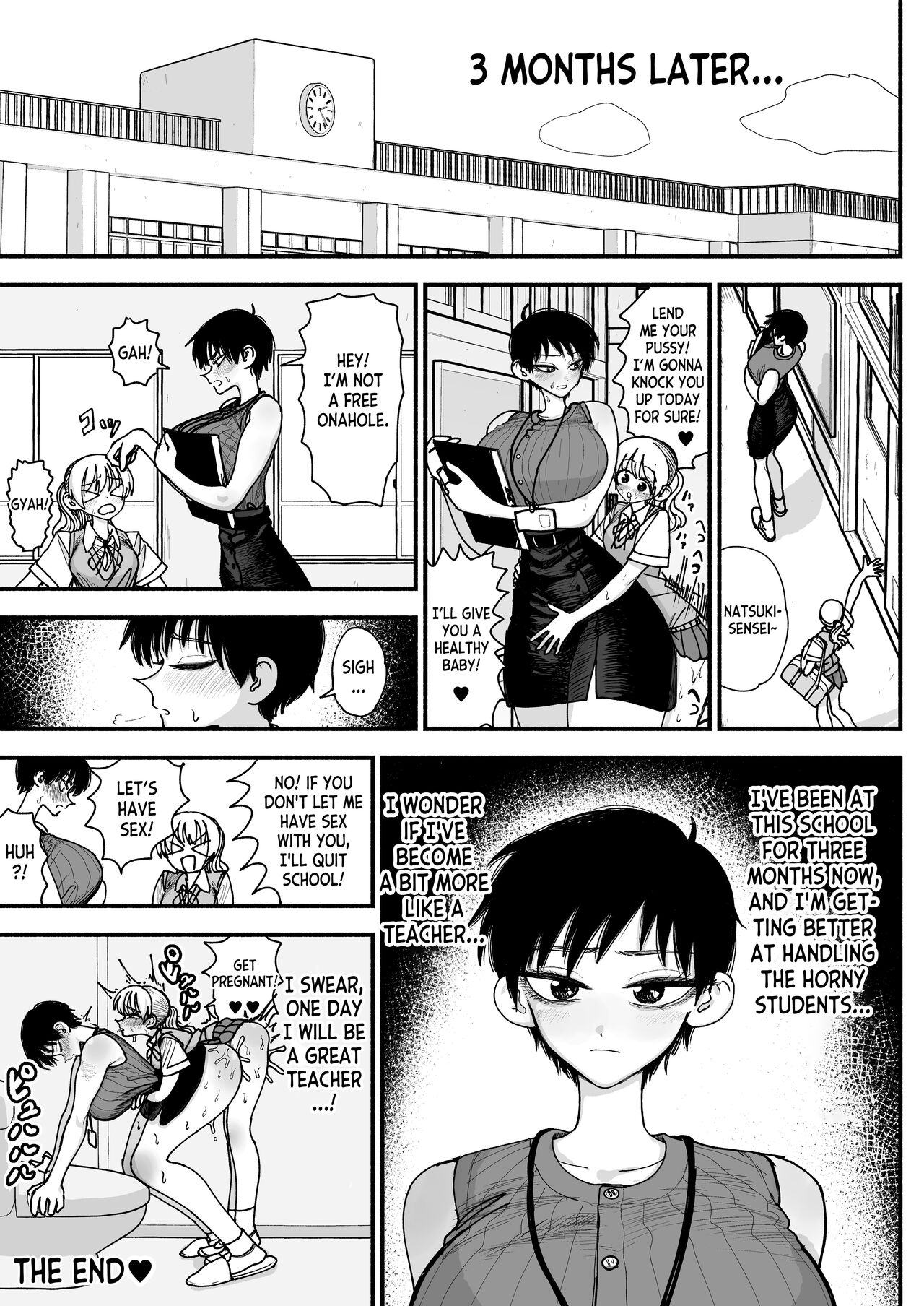 [Nagayama (Agagaga)] Futanari Joshikou no Onaho ~Itsudemo Sex Sasete Kureru Kiyowa de Yasashii Koushinchou Kyonyuu Sensei~ [English] [desudesu] image number 59