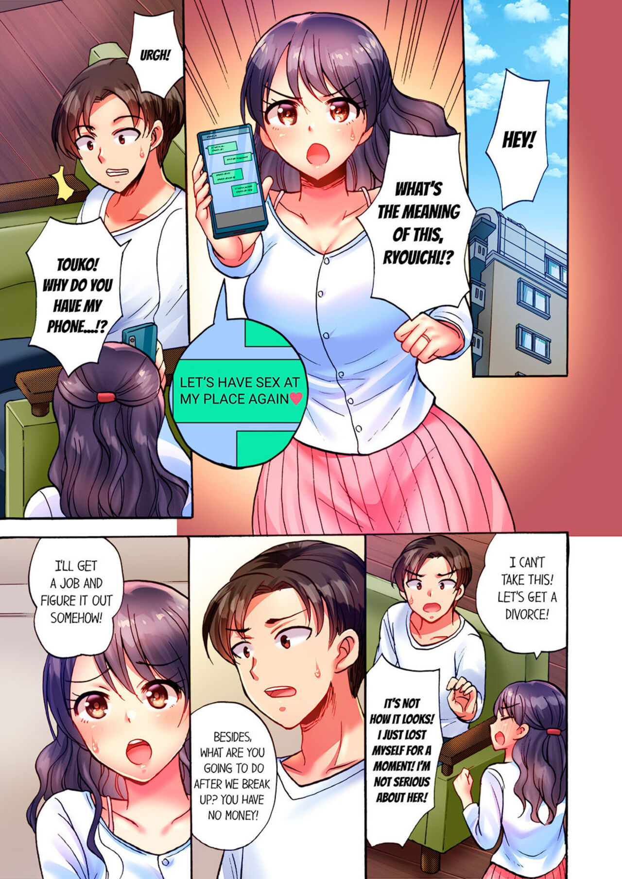 [Kotobuki Maimu] "Dame! Uwaki ni Nacchau" Sōnyū ni Yowai Hitozuma wa Shigoto chū ni Gachīki SEX | “We Can’t! It’ll Be an Affair!” Wife Who Loves Penetration Has Hardcore Sex During Work 1 [English] 图片编号 3