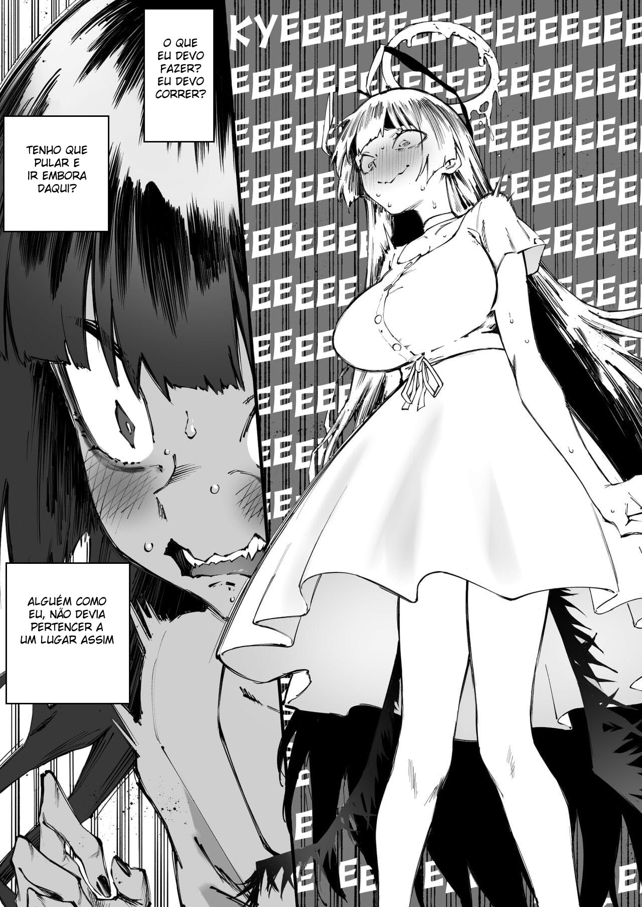 [Metsuki Warui Kyoudan (Suruga Kuroitsu)] Tsurugi datte Seishun shitai (Blue Archive) [Portuguese-BR] [Mundo Hentai] [Digital] image number 15