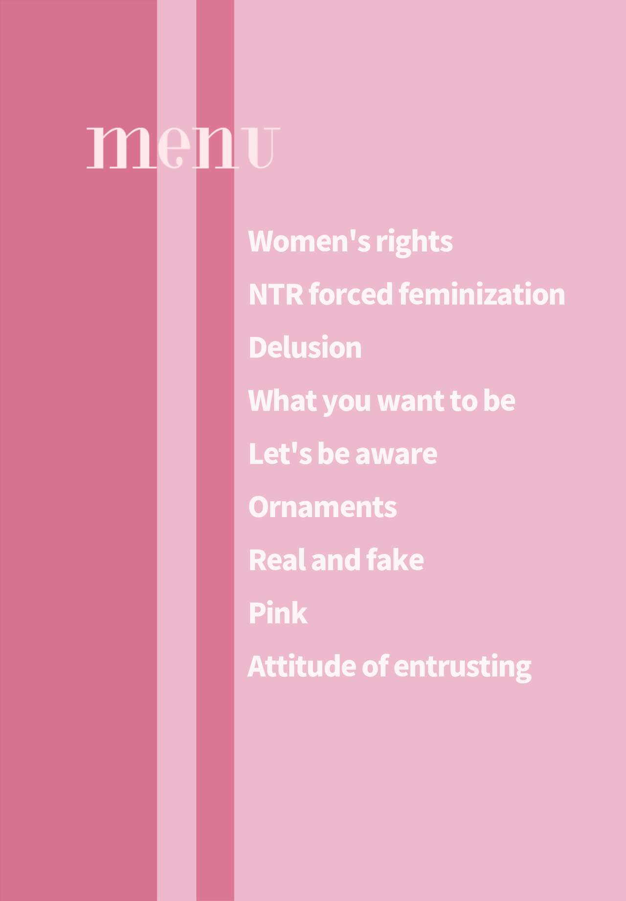 [SWEETTABOO (ryokutya)] "SISSY A LA CARTE 31" ~Netorare Otokonoko, Teisoutai Kanri Mesuka Choukyou~ [korean] 이미지 번호 2