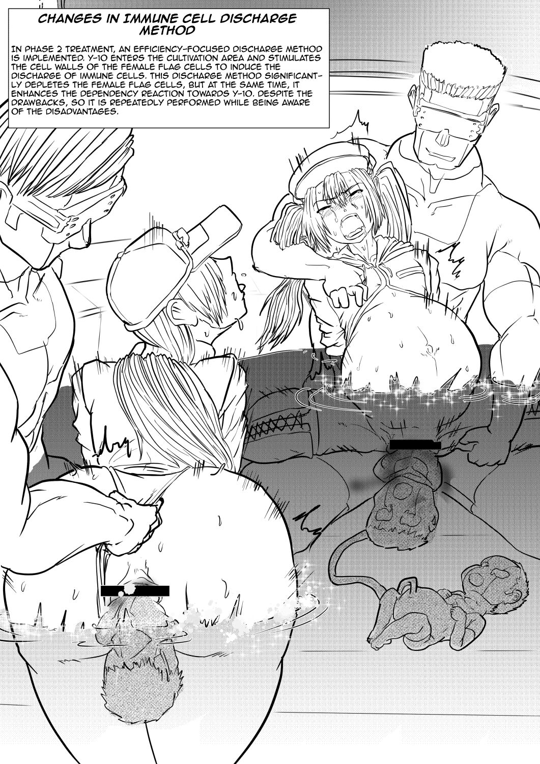 [Veinpasu] White Blood Cells Are Being Tormented by the Forced Immune Cell in the New Treatment!! (Cell at Work BLACK) (Aishii21) image number 23