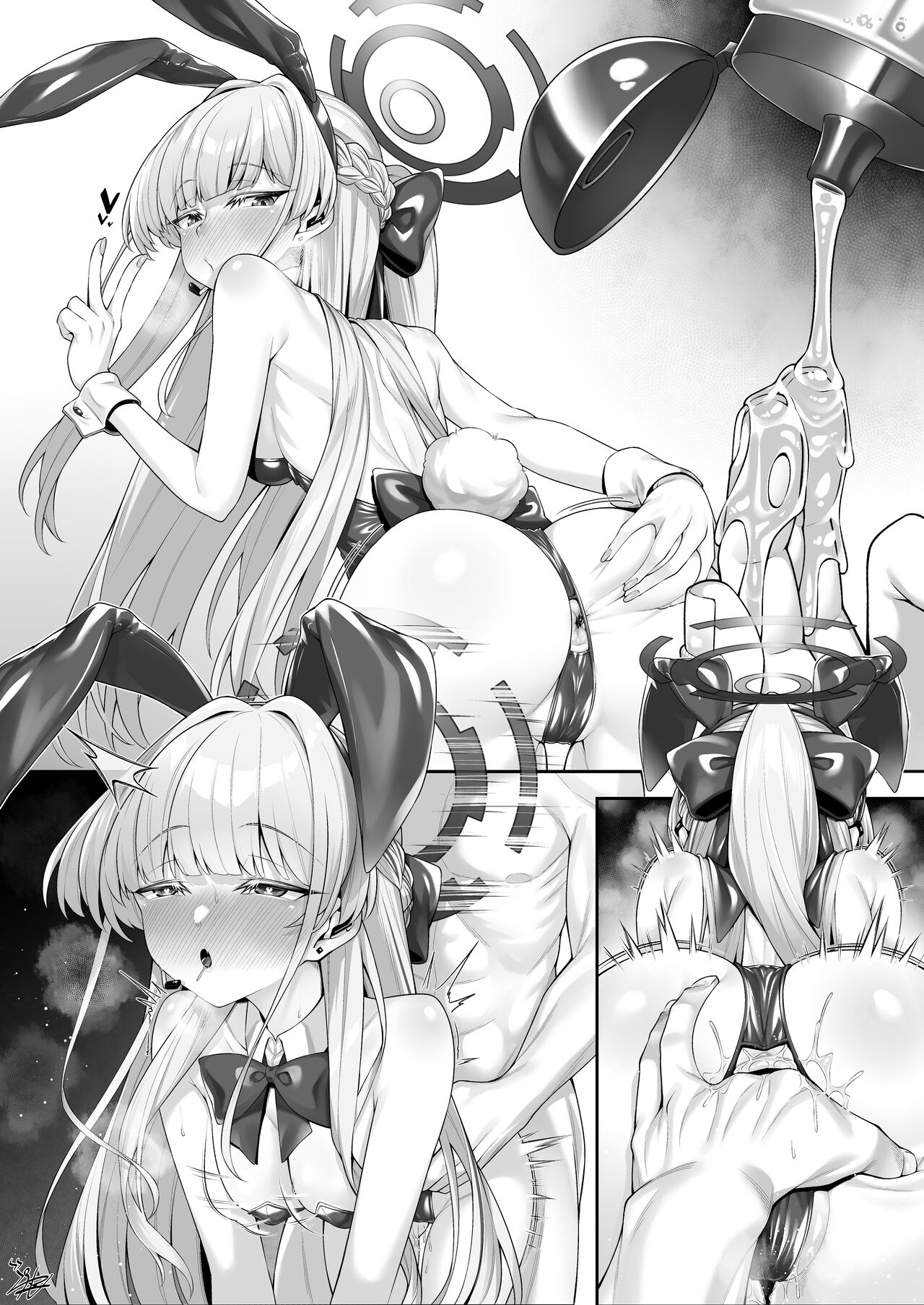 [Watosu] Bunny Toki Anal Manga 3p (Blue Archive) [English Translation by MUZZCHAD1000] numero di immagine  7