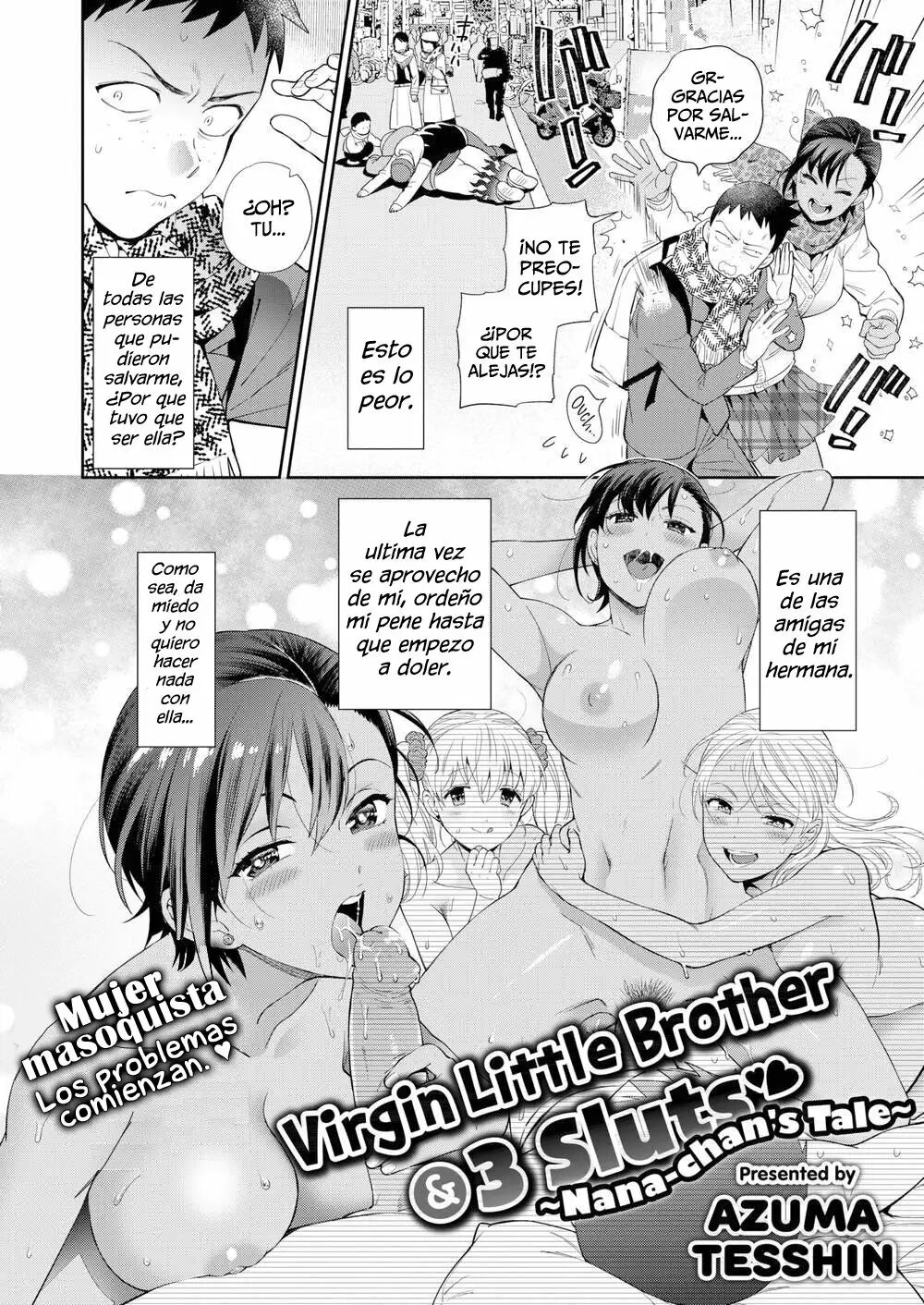 [Azuma Tesshin] Hermano menor virgen y 3 Gyarus- Ch. 01-05 (Completo) [Spanish] изображение № 76
