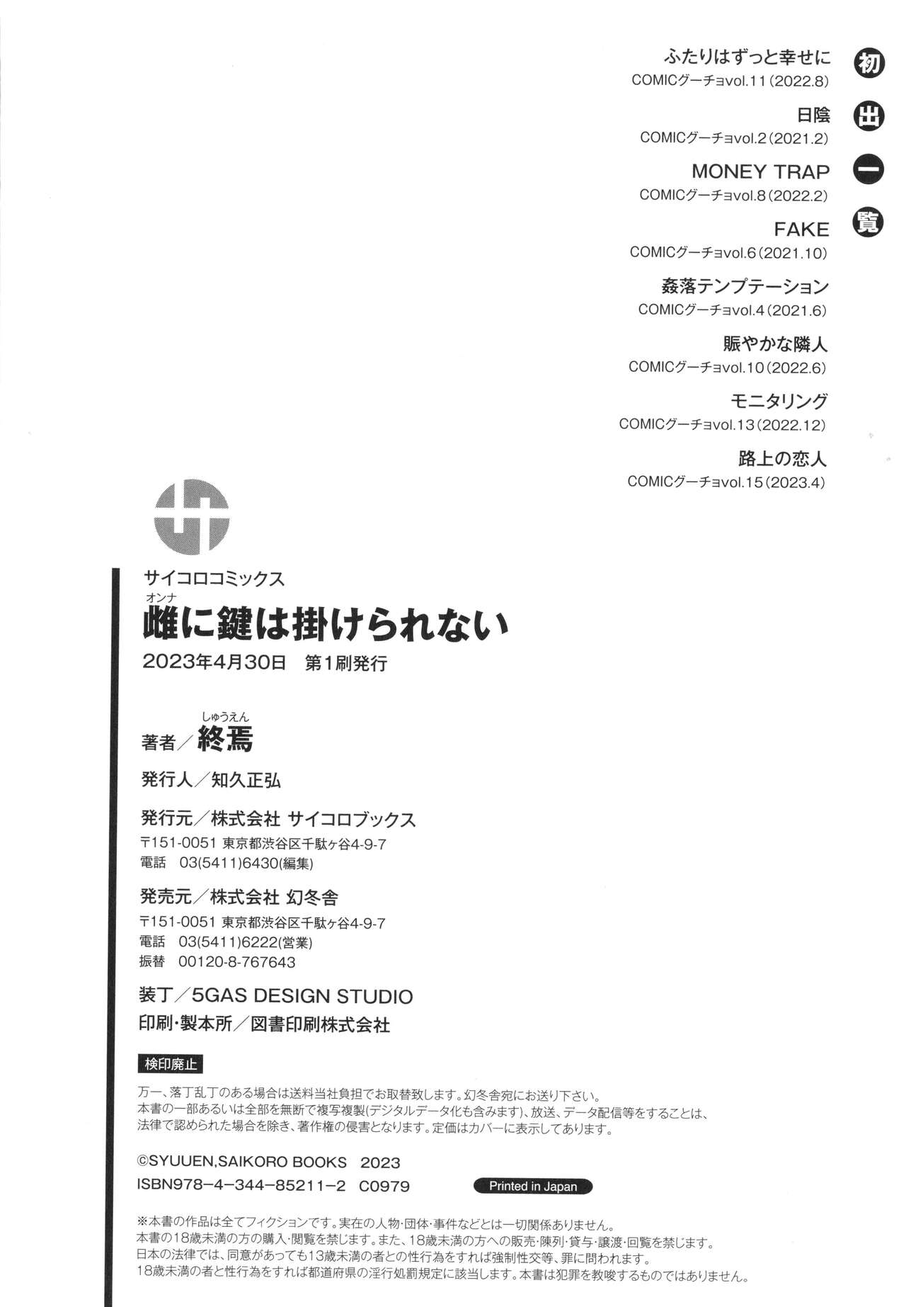 [終焉] 雌(オンナ)に鍵は掛けられない 图片编号 177