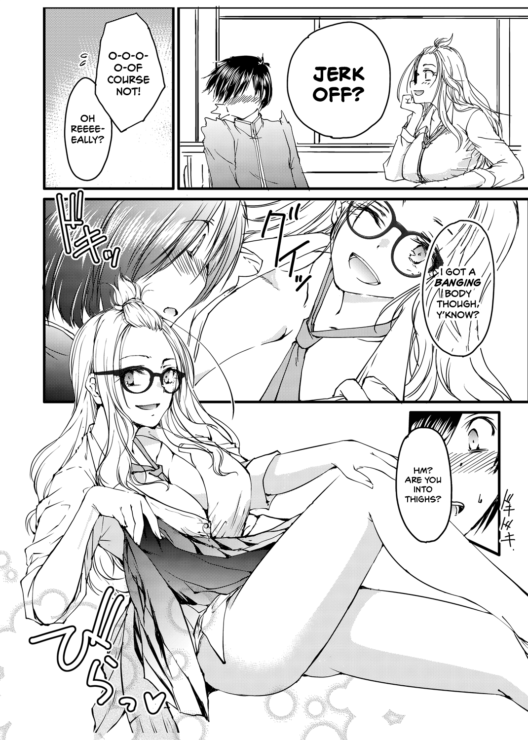 [Tanken Harahara] Megane no Gyaru wa Inkya ni Yasashii | Bespectacled Gyaru Befriending Loner [English] [head empty] imagen número 8