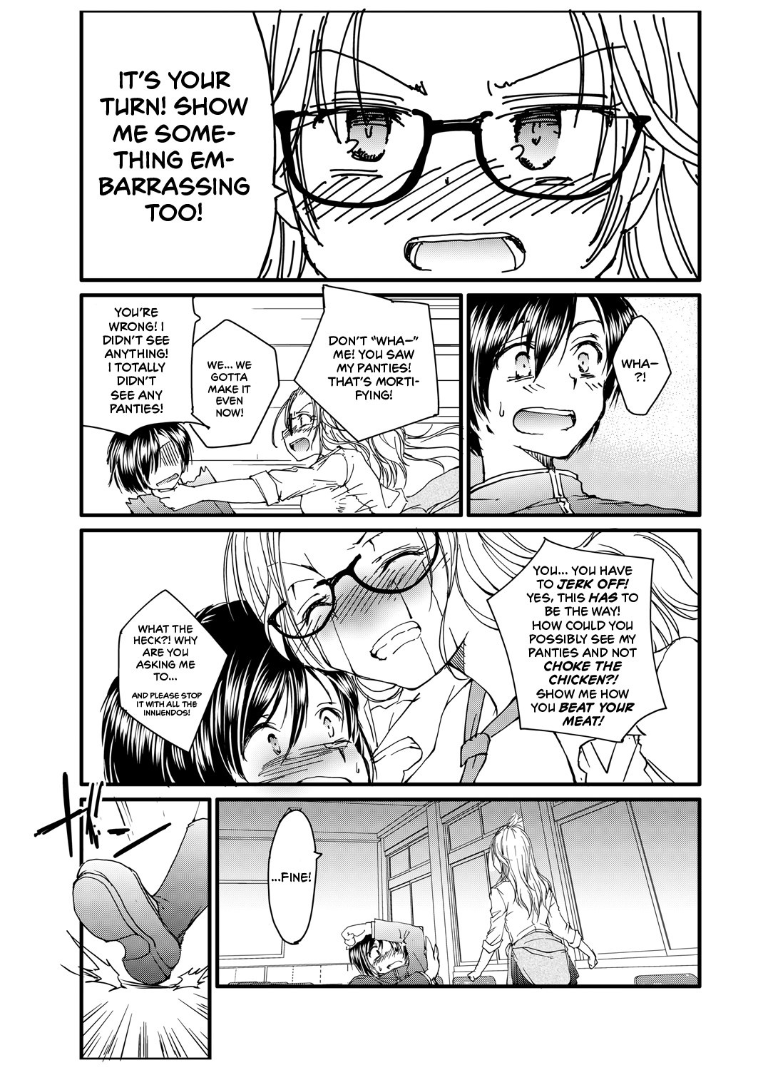 [Tanken Harahara] Megane no Gyaru wa Inkya ni Yasashii | Bespectacled Gyaru Befriending Loner [English] [head empty] imagen número 11