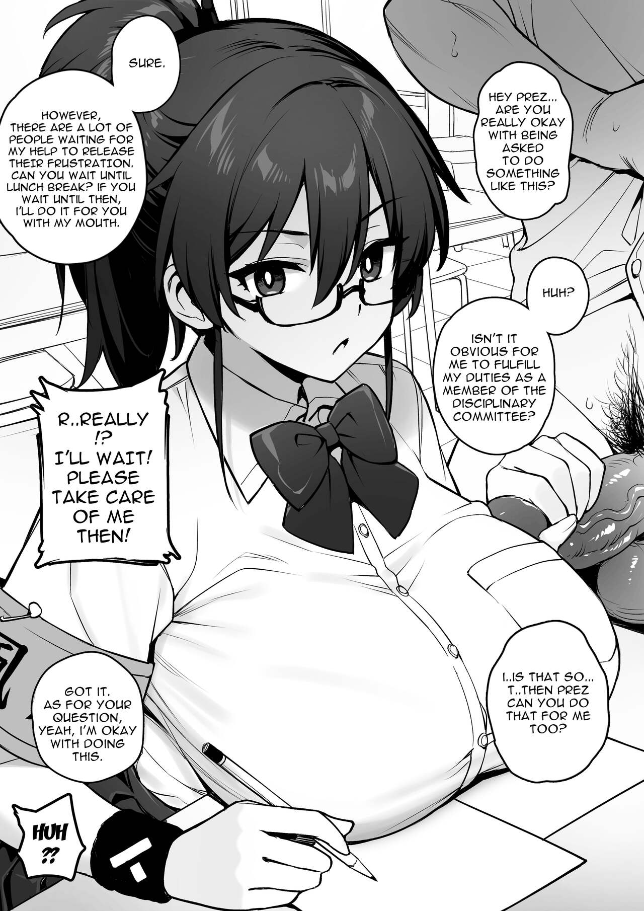 Rumor Has It That the New President of the Disciplinary Committee Has a Huge Rack Vol.1+2[English] image number 7