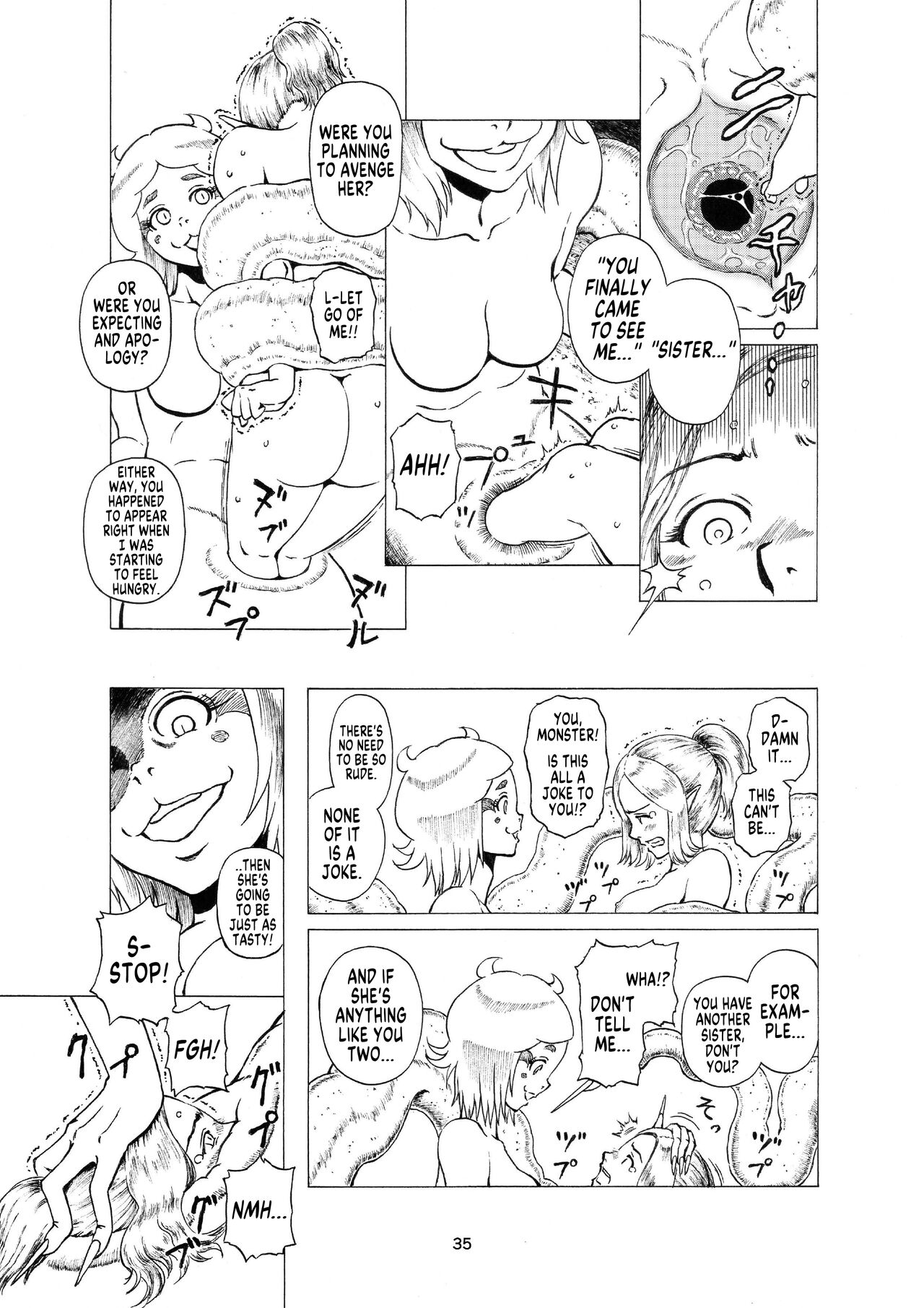 [Kasetsu Shirokuma Kakko Yoi (Yoikuma)]  An Interview and... (Vore Lami ~Lamia OC Vore Collaboration Magazine~) [English] [MegaFagget] image number 7