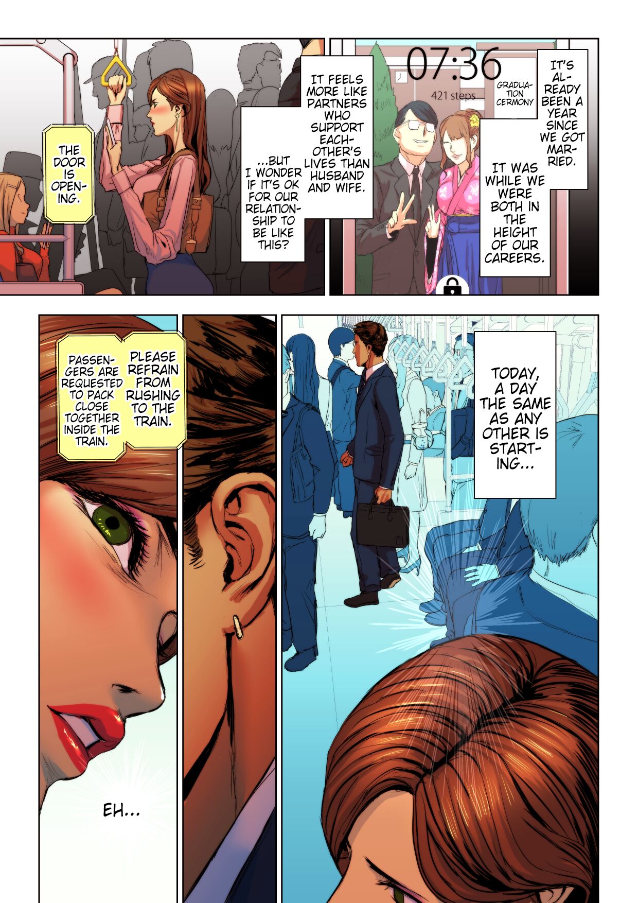 [Yachou (Bloiler Yachou)] Wakazuma Kyousei Zecchou Jigoku | Young Wife’s Forced Orgasm Hell [English] [Pangean] image number 6