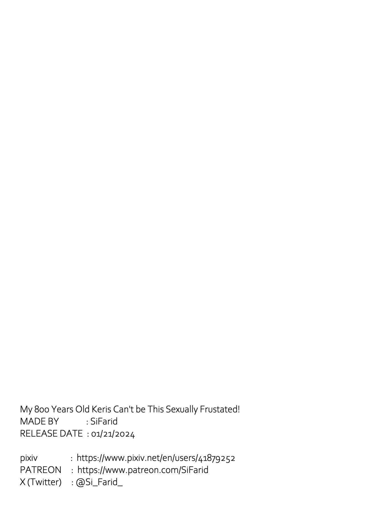 [SiFarid] My 800 Years Old Keris Can't be This Sexually Frustated! (Anya Melfissa) [English] image number 20