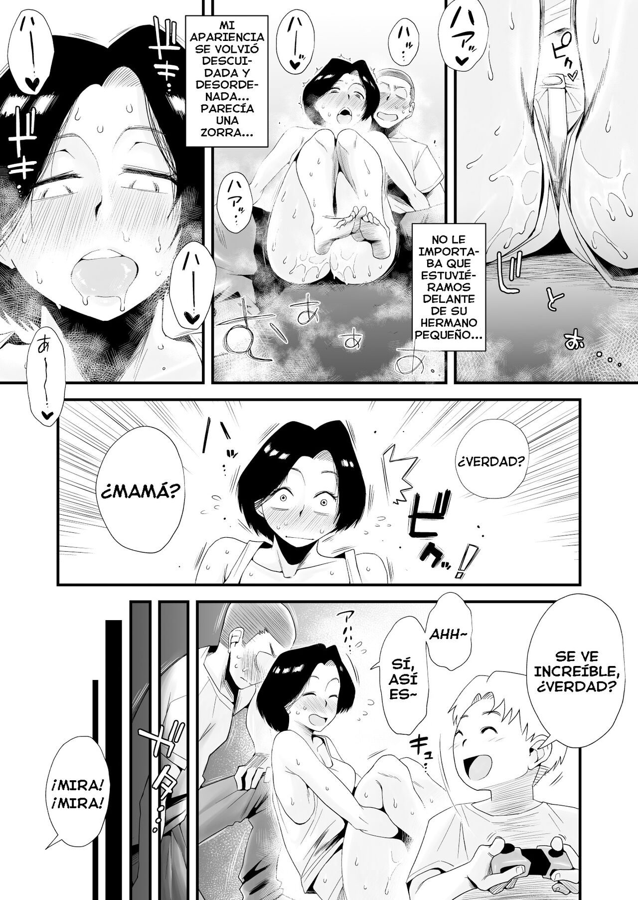 [Haitoku Sensei] Dono Mama ga Suki? ~Okada-ke no Baai~ | ¿Cuál mamá te gusta más? ~La Familia Okada~ [Spanish] [J.C. Translations] 이미지 번호 16