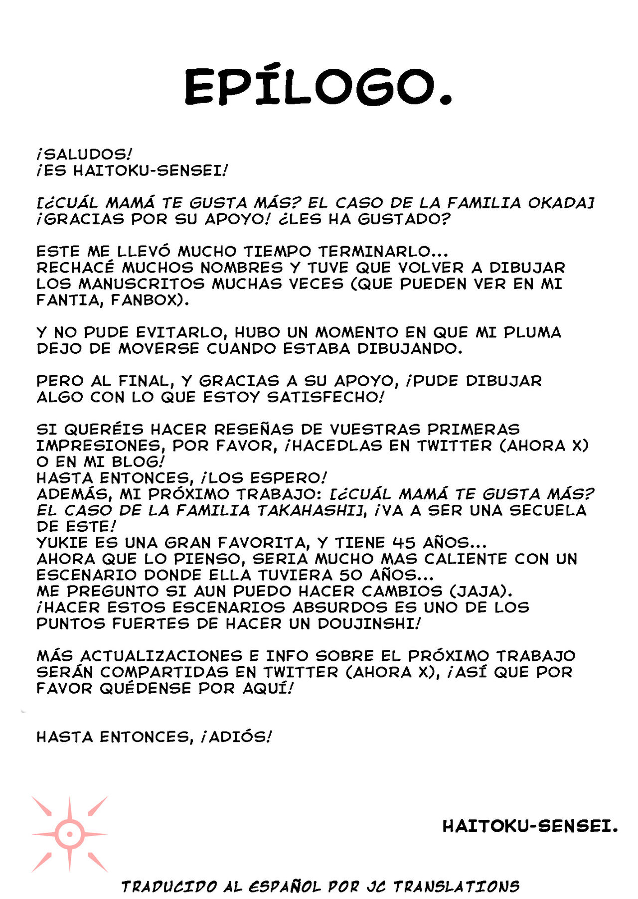 [Haitoku Sensei] Dono Mama ga Suki? ~Okada-ke no Baai~ | ¿Cuál mamá te gusta más? ~La Familia Okada~ [Spanish] [J.C. Translations] 이미지 번호 62