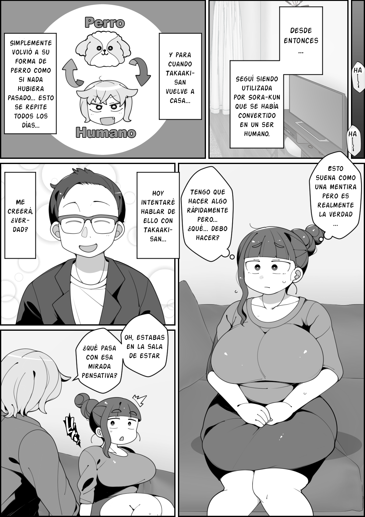 [Yateidou (Asahina)] Kaiinu ni Tsuma Yarareru [Spanish] [Ayanokoji el pelao] 图片编号 9