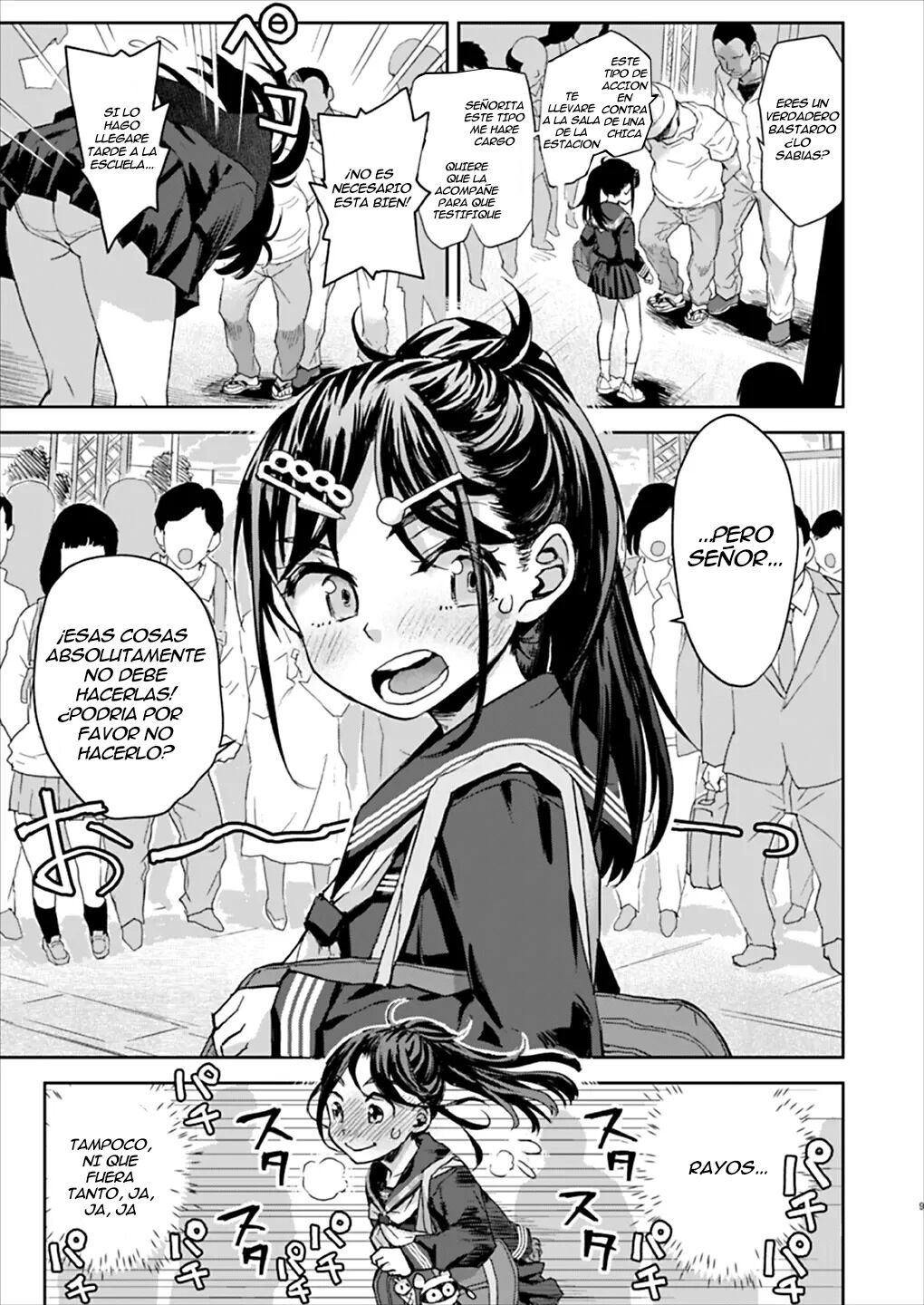 [Tetchan Hato (Minasuki Popuri)] Chikan wa Yurusanai!! | ¡No Tolerare el Acoso! [Spanish] [Fatallezard/End] [Digital] numero di immagine  8