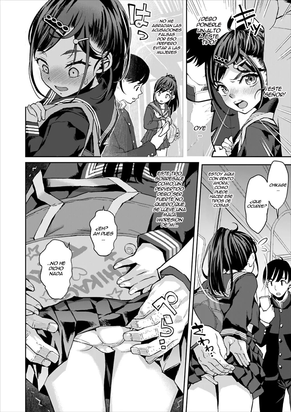 [Tetchan Hato (Minasuki Popuri)] Chikan wa Yurusanai!! | ¡No Tolerare el Acoso! [Spanish] [Fatallezard/End] [Digital] numero di immagine  13