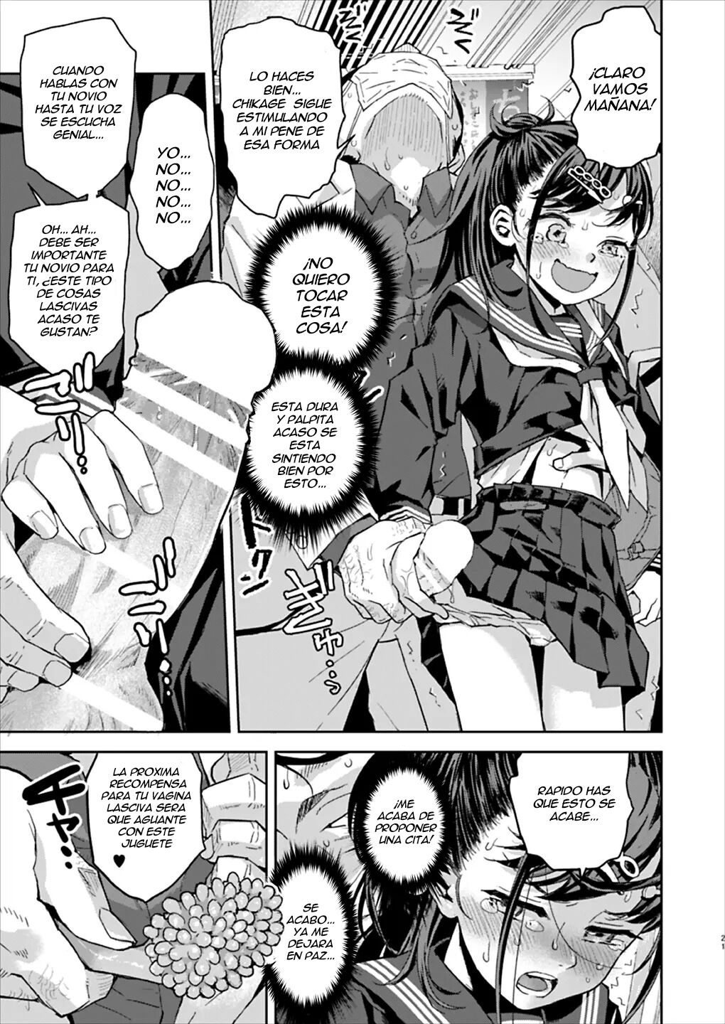 [Tetchan Hato (Minasuki Popuri)] Chikan wa Yurusanai!! | ¡No Tolerare el Acoso! [Spanish] [Fatallezard/End] [Digital] numero di immagine  20