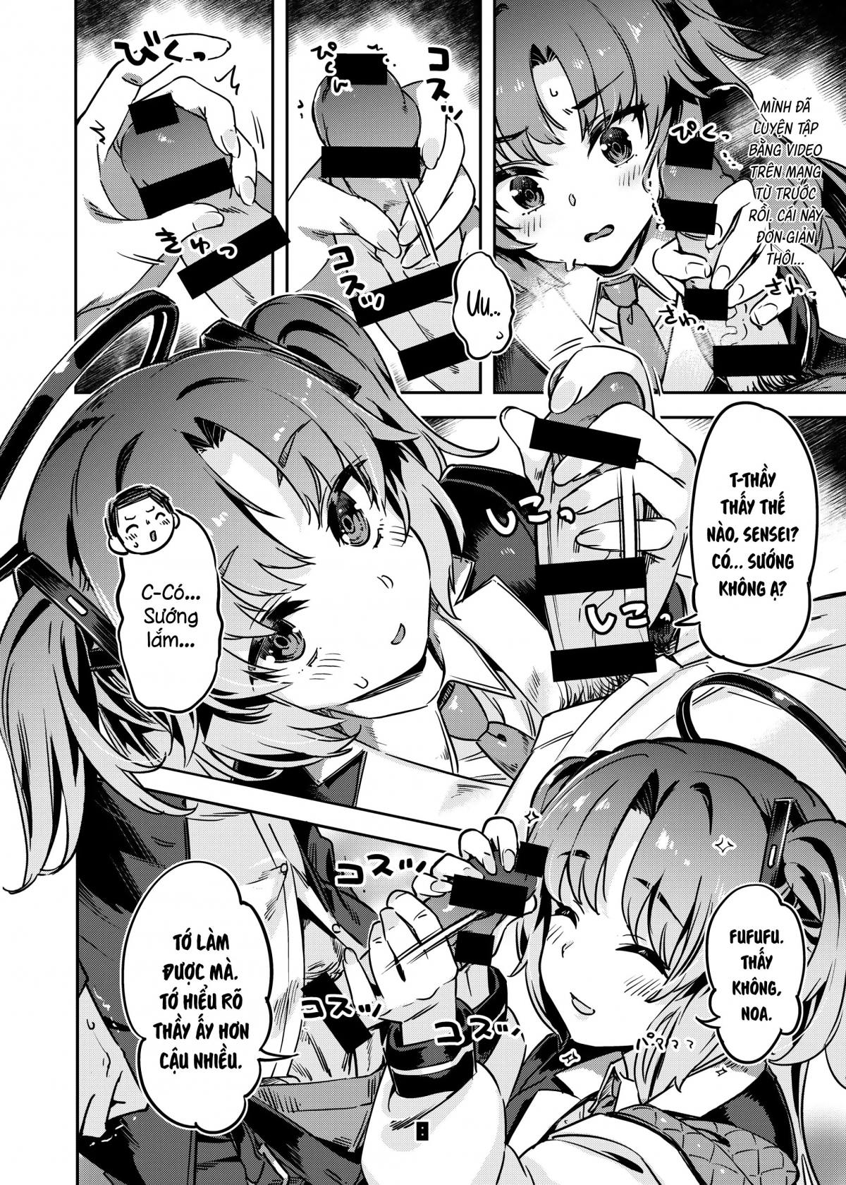 [Zombie to Yukaina Nakamatachi (Super Zombie)] Sensei! Sakiccho dake de Iin Desu ka? (Blue Archive)  [Vietnamese Tiếng Việt] [Digital] numero di immagine  7