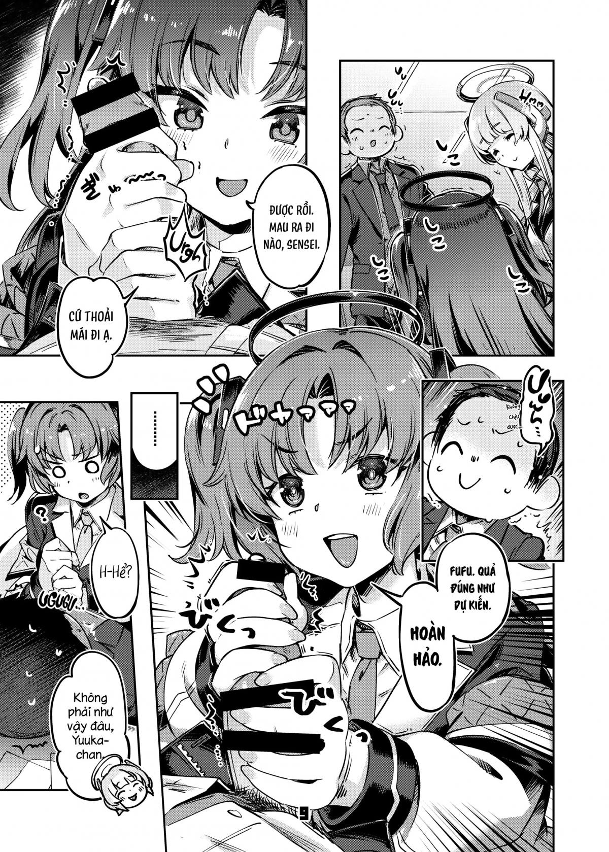 [Zombie to Yukaina Nakamatachi (Super Zombie)] Sensei! Sakiccho dake de Iin Desu ka? (Blue Archive)  [Vietnamese Tiếng Việt] [Digital] numero di immagine  8