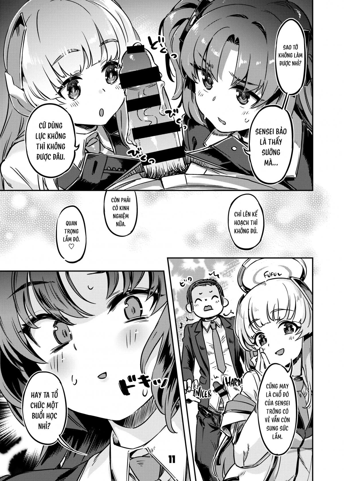 [Zombie to Yukaina Nakamatachi (Super Zombie)] Sensei! Sakiccho dake de Iin Desu ka? (Blue Archive)  [Vietnamese Tiếng Việt] [Digital] numero di immagine  10