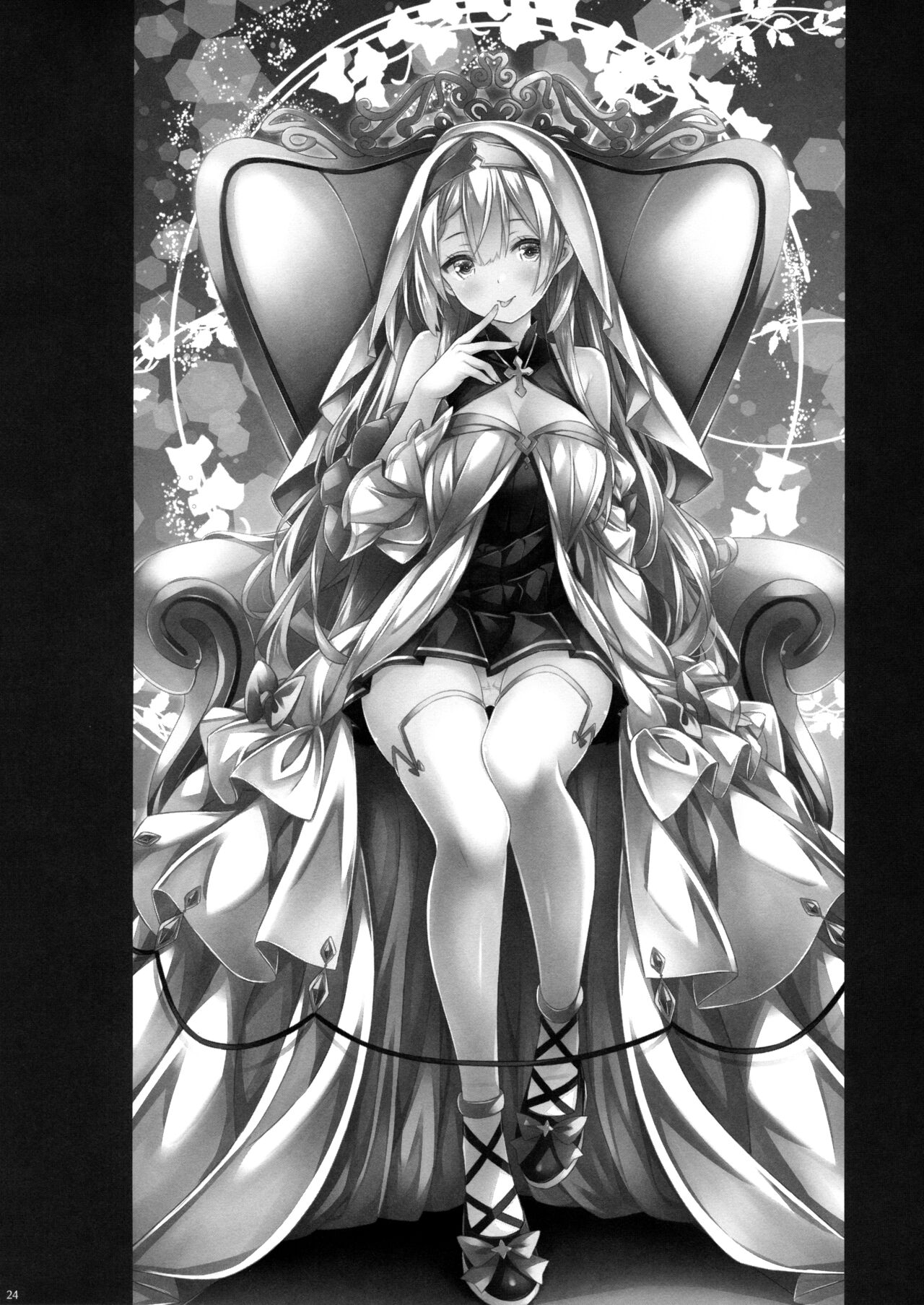 (C103) [Botugo (RYO)] Seijo-sama wa Minarai Sister-chan o Michibikitai. [Chinese] [无毒汉化组] image number 24