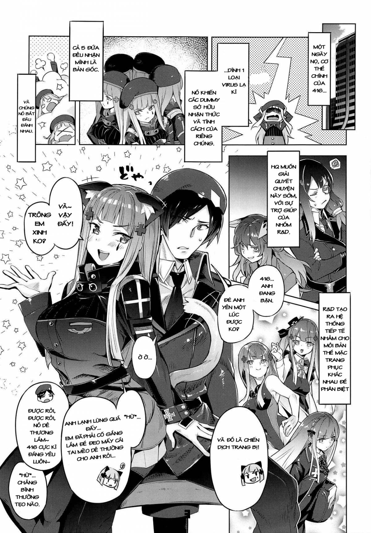 (COMIC1☆15) [Zombie to Yukaina Nakamatachi (Super Zombie)] Nekomimi Attachment (Girls' Frontline) [Vietnamese Tiếng Việt] 이미지 번호 2