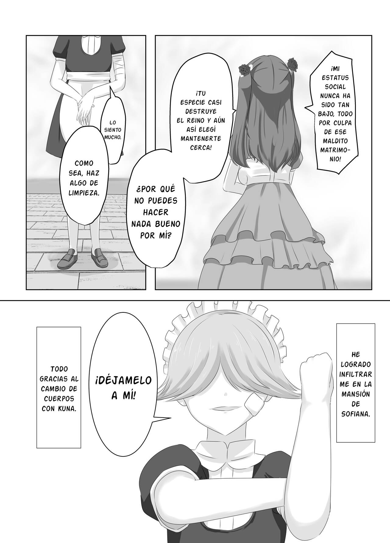 [C Hange (hangesho)] Kono, Mitame dake wa Ii Akuyaku Reijou no Karada o Irekawatte Nottorimasu. [Spanish] [Ayanokoji el pelao] изображение № 17