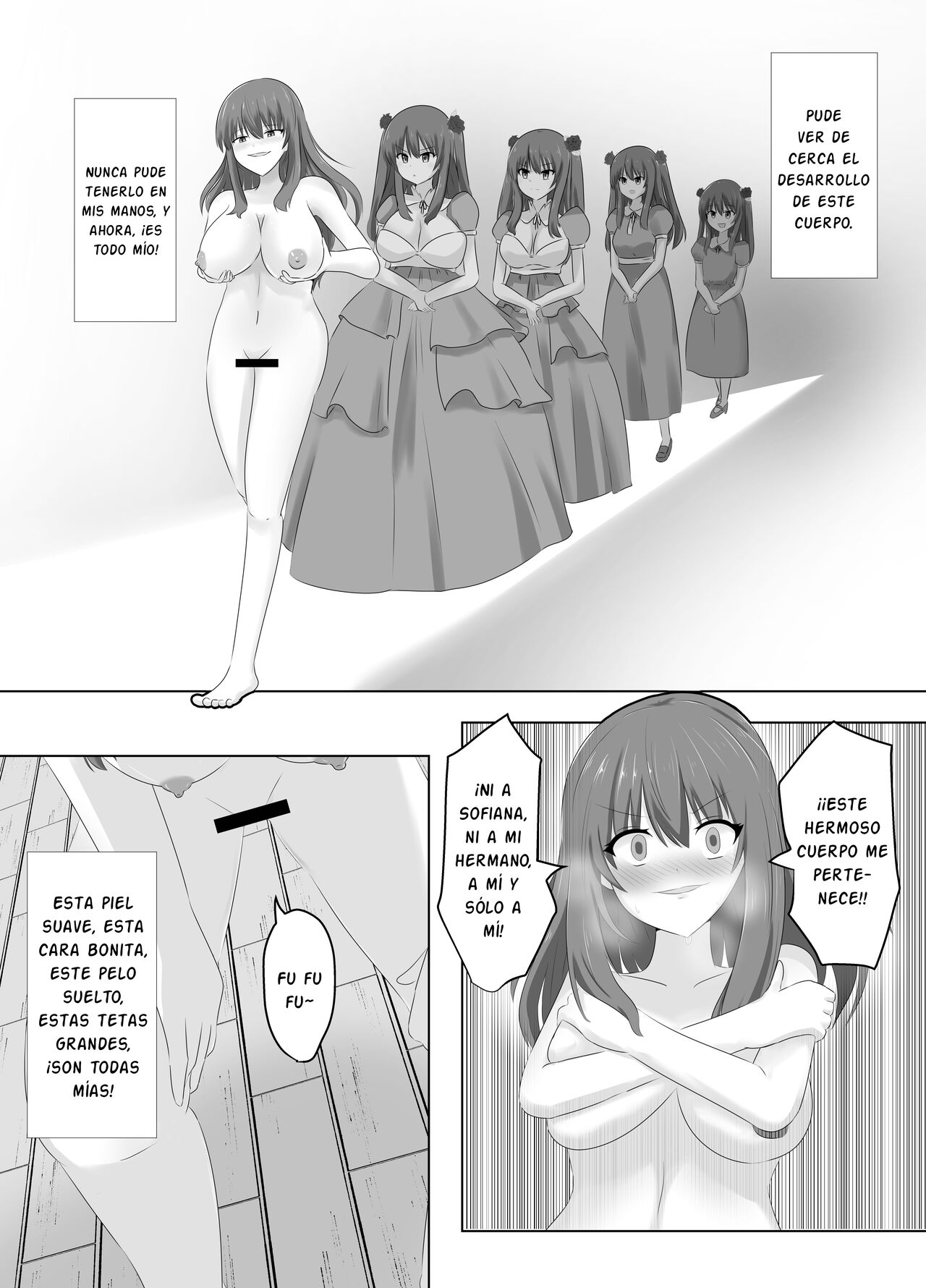 [C Hange (hangesho)] Kono, Mitame dake wa Ii Akuyaku Reijou no Karada o Irekawatte Nottorimasu. [Spanish] [Ayanokoji el pelao] изображение № 28