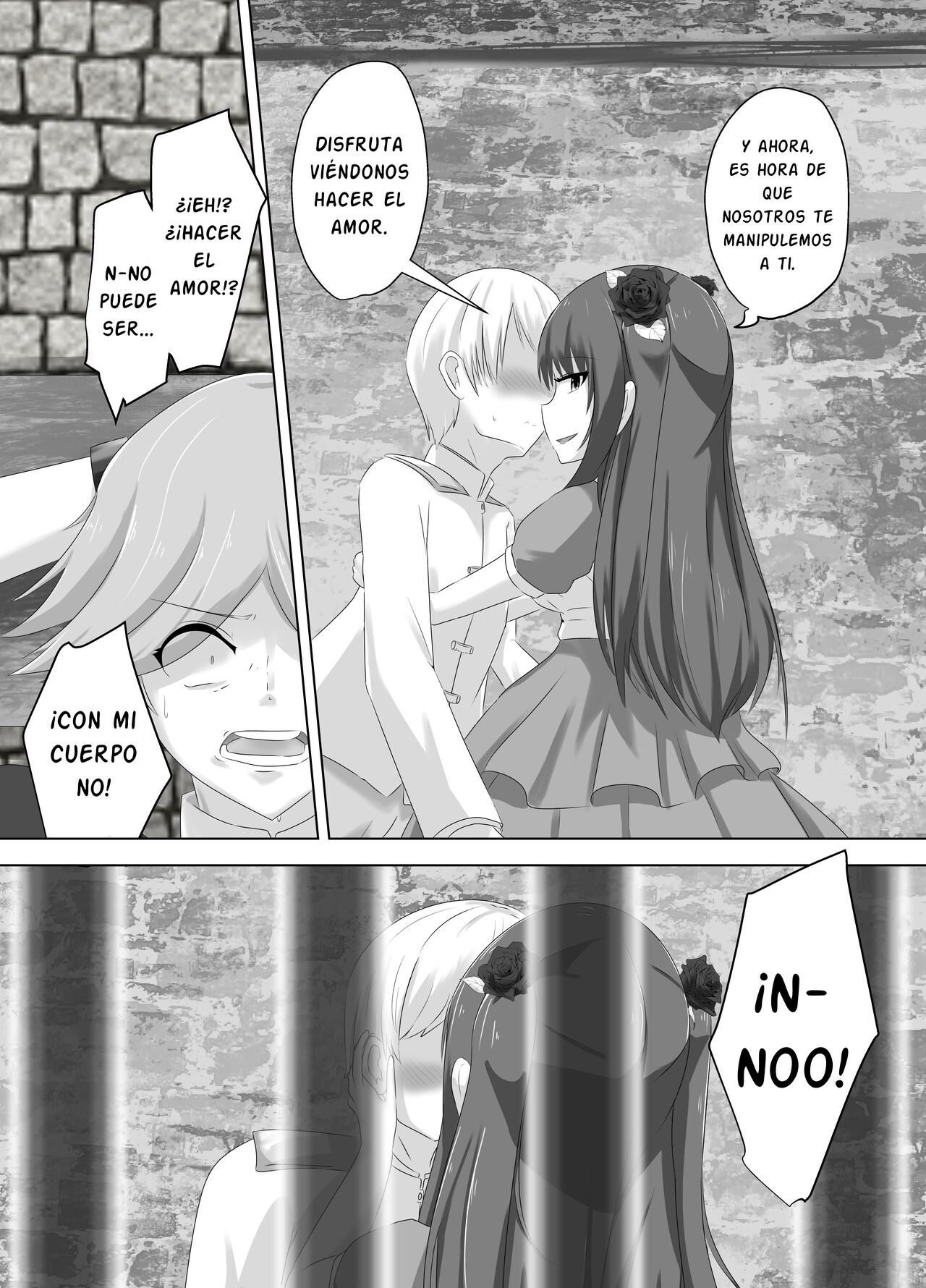 [C Hange (hangesho)] Kono, Mitame dake wa Ii Akuyaku Reijou no Karada o Irekawatte Nottorimasu. [Spanish] [Ayanokoji el pelao] изображение № 33