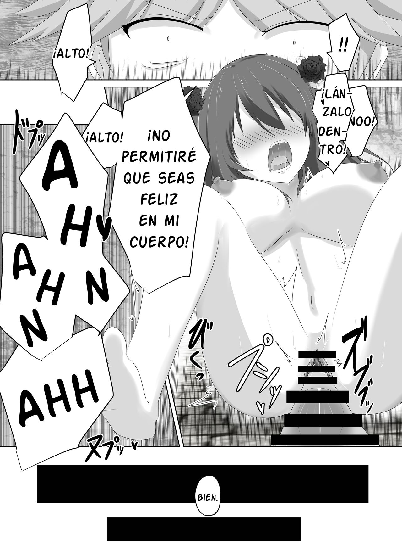 [C Hange (hangesho)] Kono, Mitame dake wa Ii Akuyaku Reijou no Karada o Irekawatte Nottorimasu. [Spanish] [Ayanokoji el pelao] изображение № 45