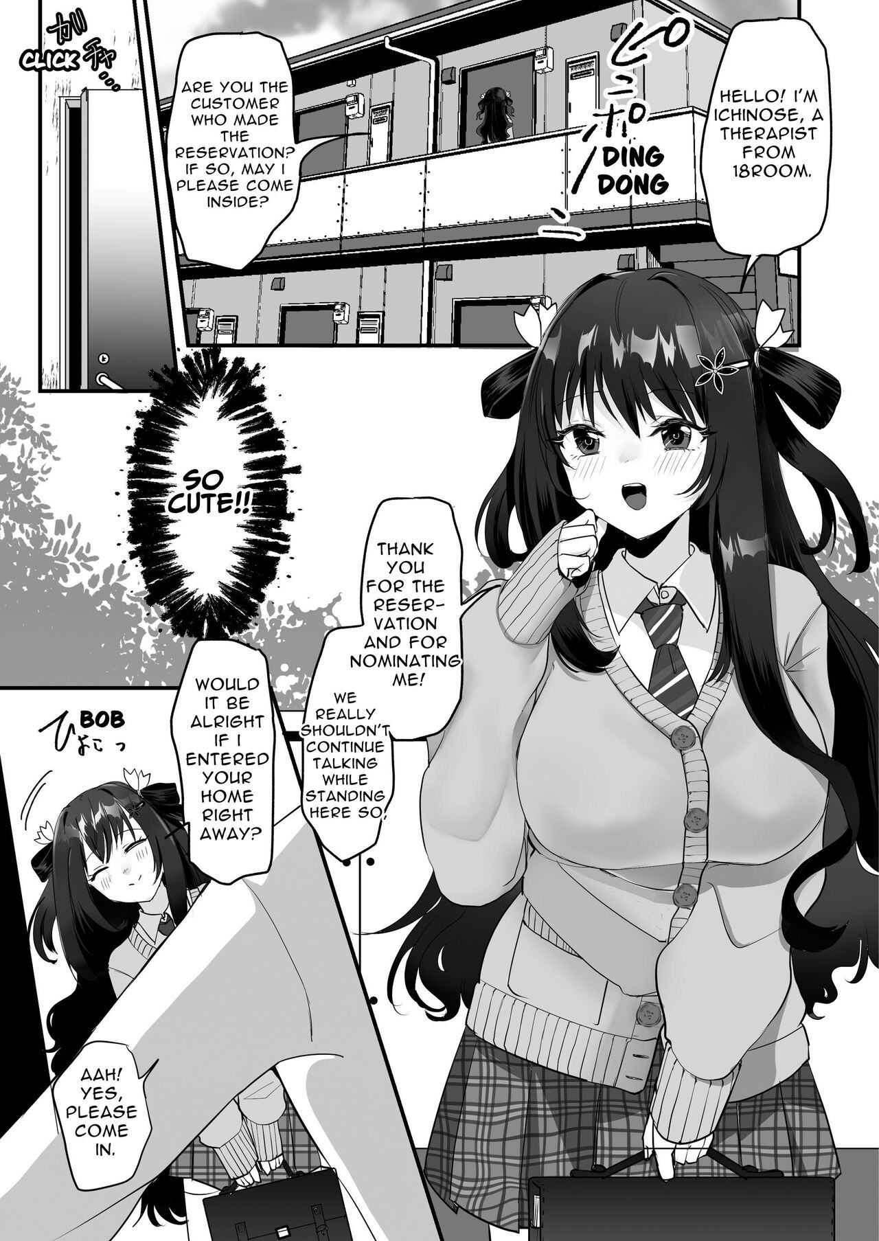 [Whisp (Wada-chin)] Isshūkan, gen'eki JK to o ma n ko mansai no dōsei [English] [tsuyoshi] image number 2