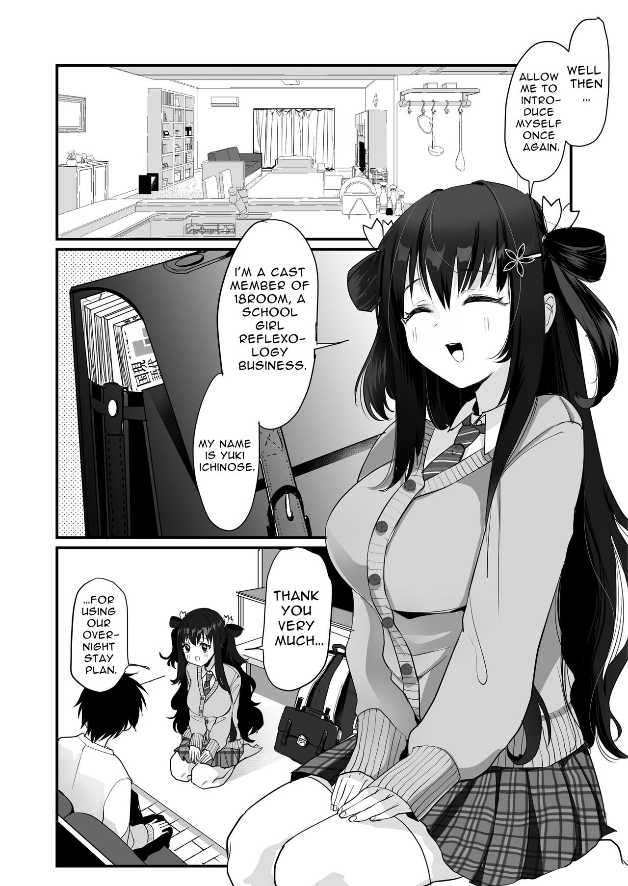 [Whisp (Wada-chin)] Isshūkan, gen'eki JK to o ma n ko mansai no dōsei [English] [tsuyoshi] image number 3